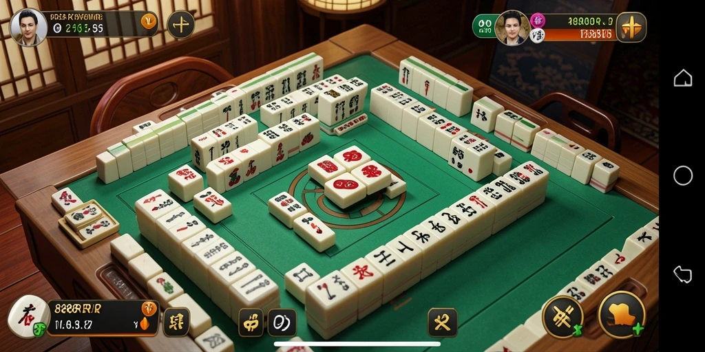 Gameplay seru 888R dengan strategi Mahjong yang mengasyikkan.