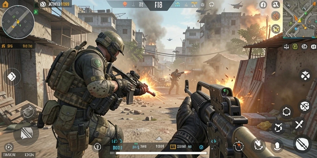 Tangkapan layar dari gameplay seru di ATM138 dengan aksi menegangkan.