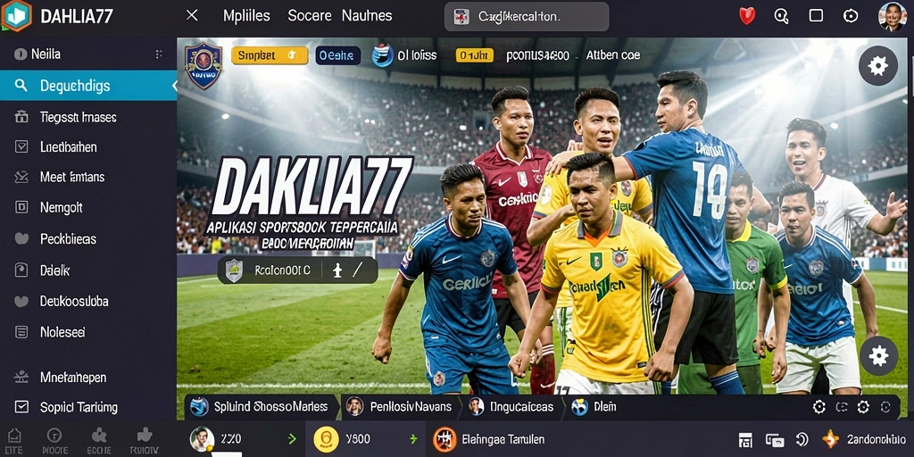Screenshot utama DAHLIA77 menampilkan fitur taruhan yang menarik.