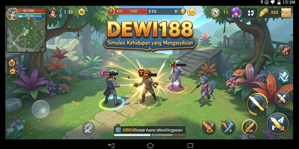 Tampilan gameplay DEWI188 yang menarik dan interaktif.