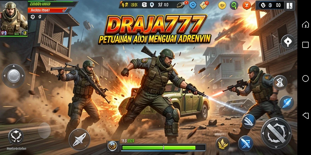 Tampilan gameplay seru dan menegangkan di DRAJA777.