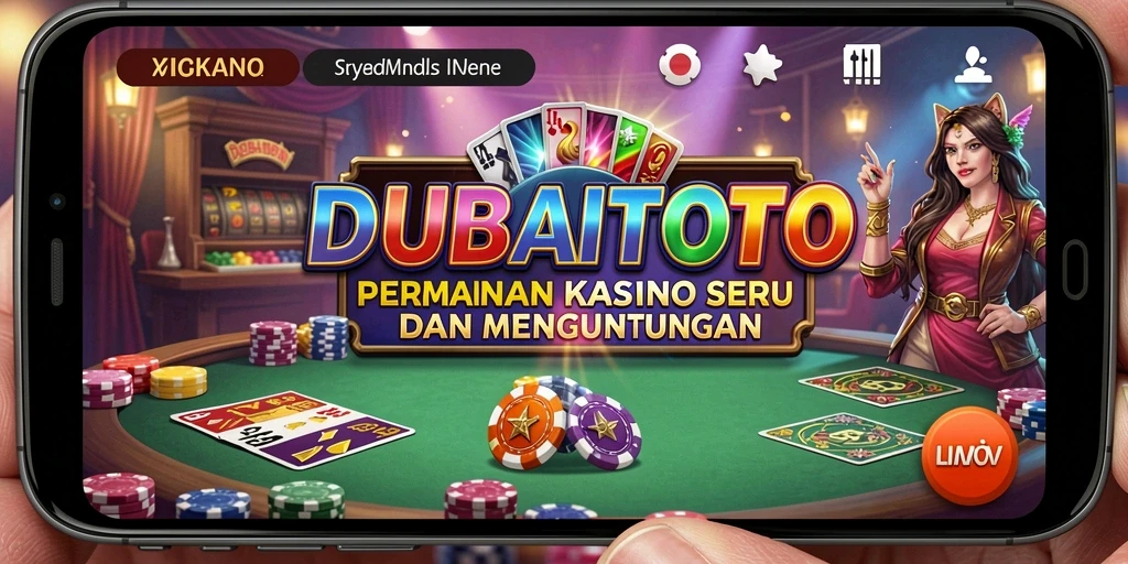 Screenshot permainan DUBAITOTO menampilkan suasana Kasino yang menarik.