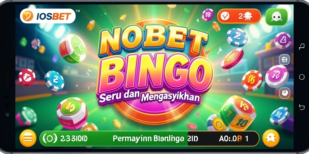 Tampilan gameplay Bingo dalam aplikasi IOSBET yang seru dan interaktif.