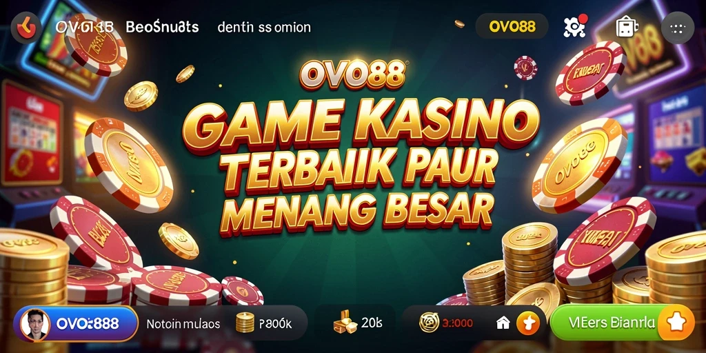 Tampilan menarik gameplay Kasino di OVO88 yang menantang.