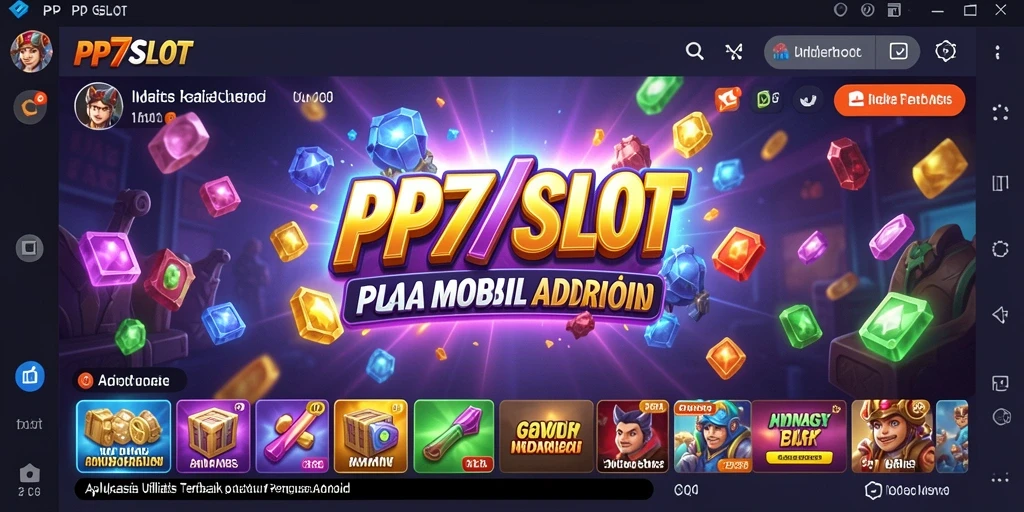 Tampilan screenshot utama PP7SLOT yang menunjukkan fitur utilitas yang lengkap.