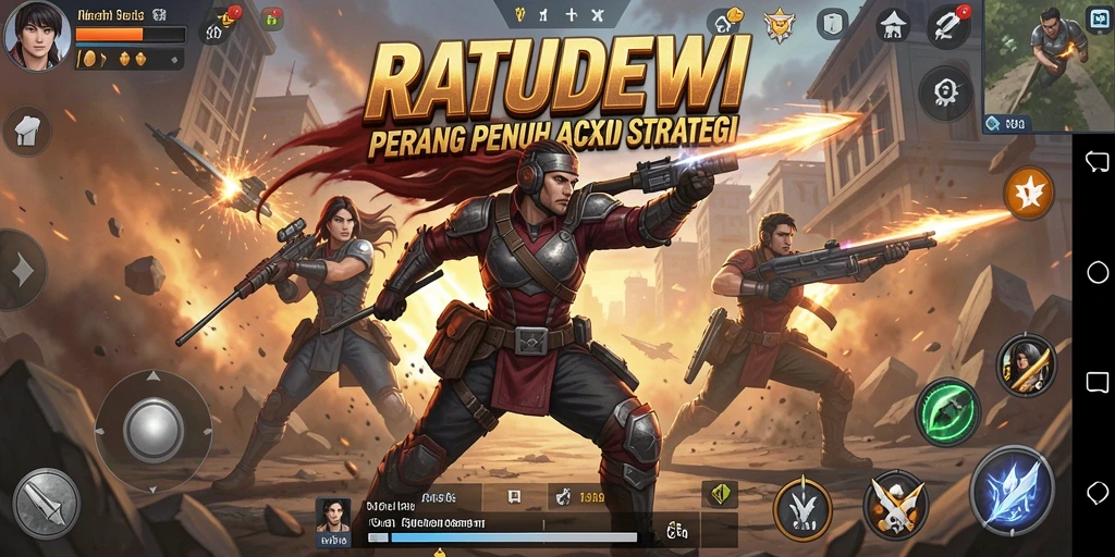 Tampilan gameplay <strong>RATUDEWI</strong> yang penuh aksi mendebarkan.