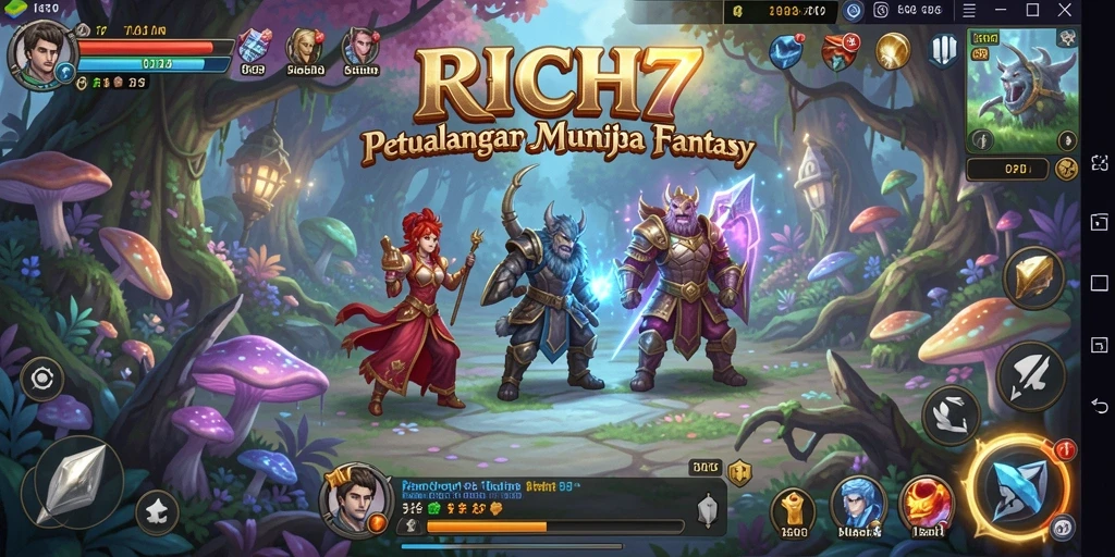 Tampilan gameplay RICH7 yang menarik dan mendebarkan.