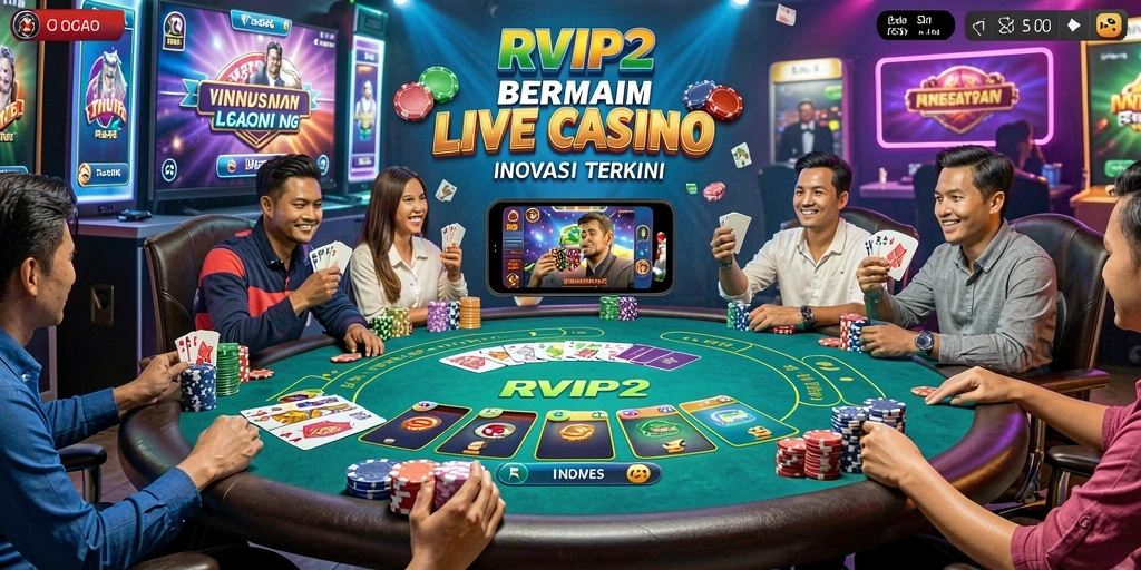 Tangkapan layar gameplay Live Casino RVIP2 yang menarik.