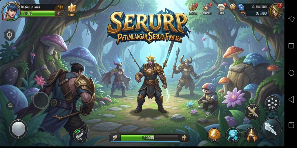 Gameplay SERURP menampilkan aksi dan petualangan seru yang memikat.