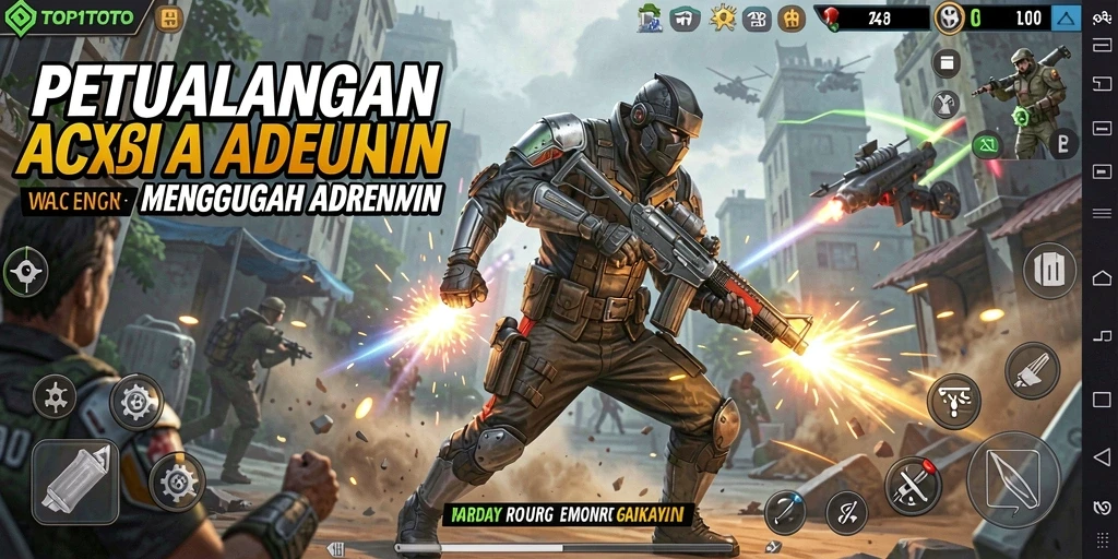 Gameplay seru dengan pertempuran menegangkan di TOP1TOTO.