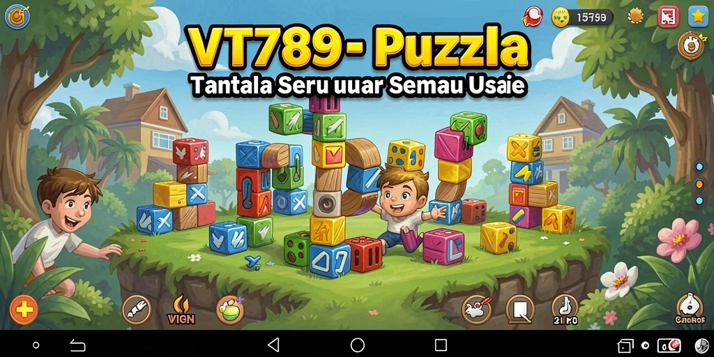 Tampilan gameplay seru VT789 yang penuh warna.