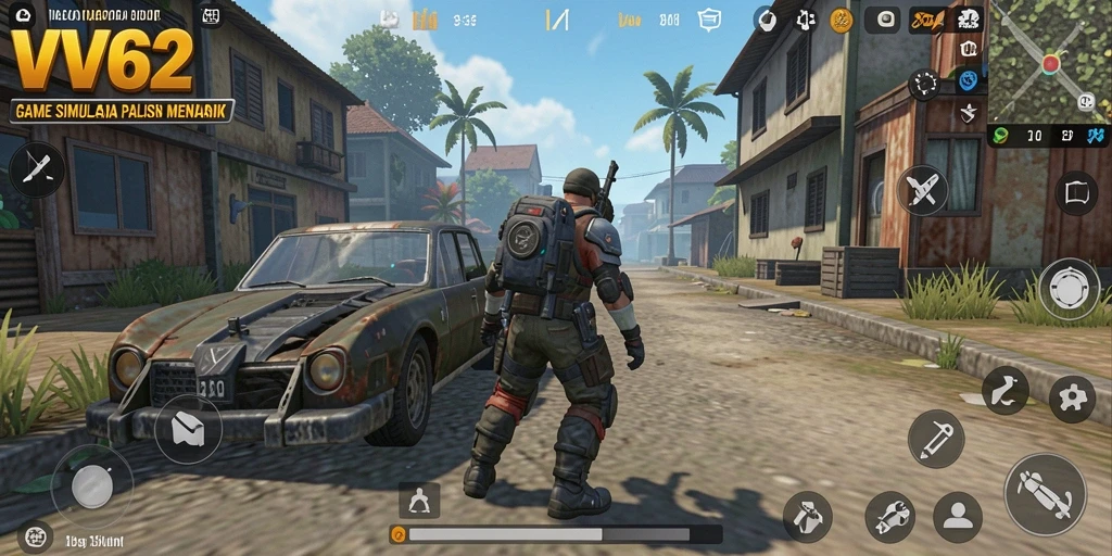 Tampilan gameplay menarik dari game simulasi VV62.